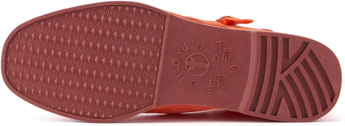 Womens Cotton Mary Janes, Classic China Flats, Chinese Slippers, Kung Fu China Baby Doll Tai Chi Shoes