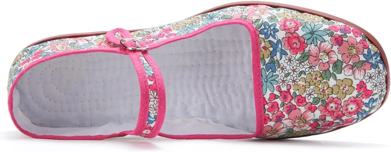 Womens Cotton Mary Janes, Classic China Flats, Chinese Slippers, Kung Fu China Baby Doll Tai Chi Shoes